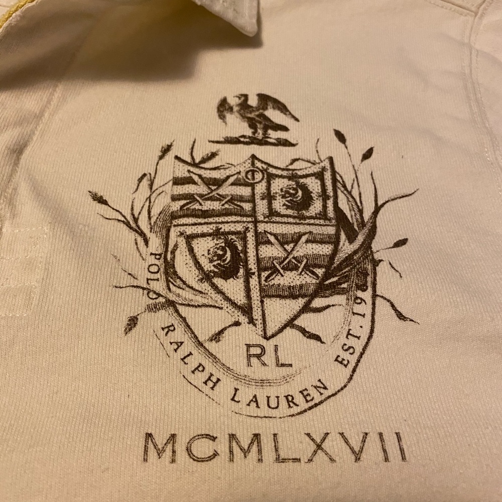 Rare Polo Ralph Lauren Rugby Crest 1967 Roman #